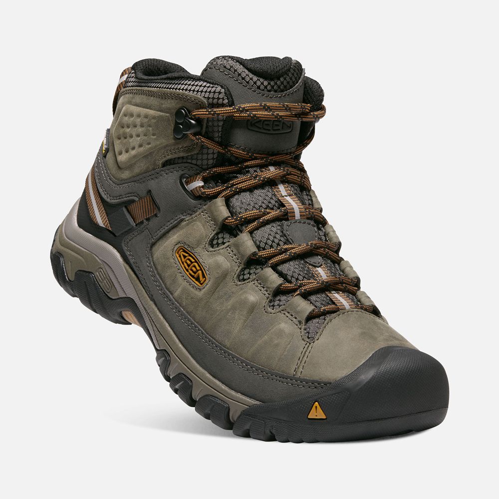 Cizme Keen Romania Barbati Masline Verzi/Negrii Targhee Iii Waterproof Mid Wide 7934-JRIBA